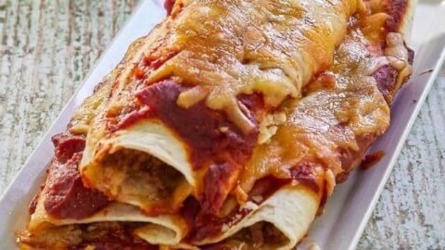 Ala Shredded Beef Enchilada.