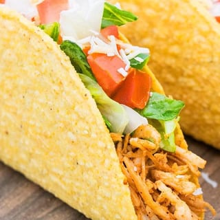 A la Shred Chicken Taco
