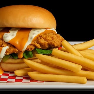 Buffalo Chicken Burger