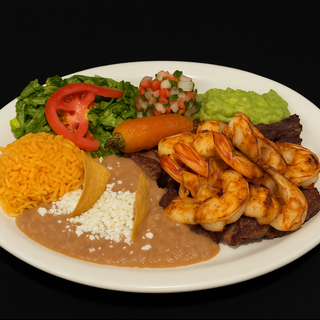 Carne Asada Camarones