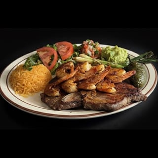 T Bone & Shrimp